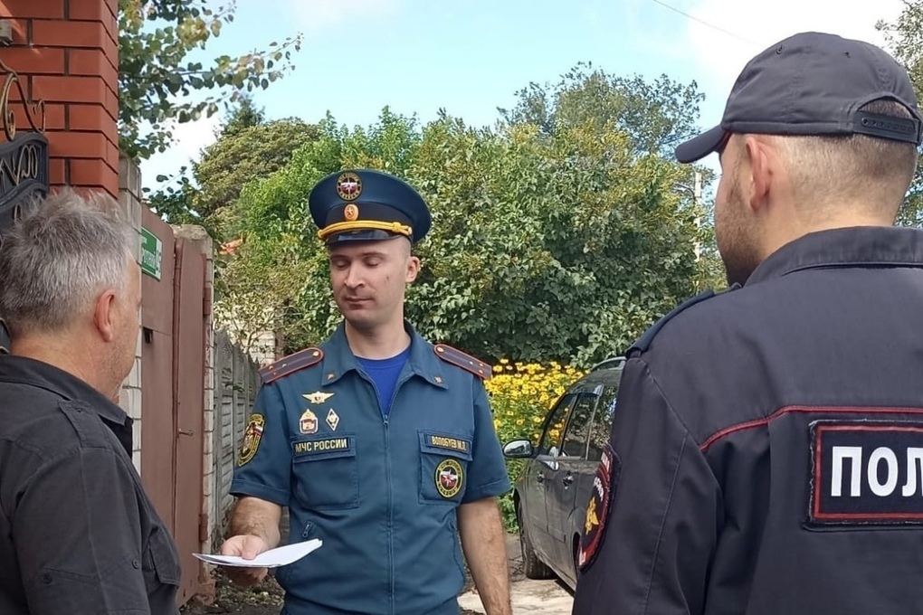 В Курске прошли рейды по контролю за пожарной обстановкой