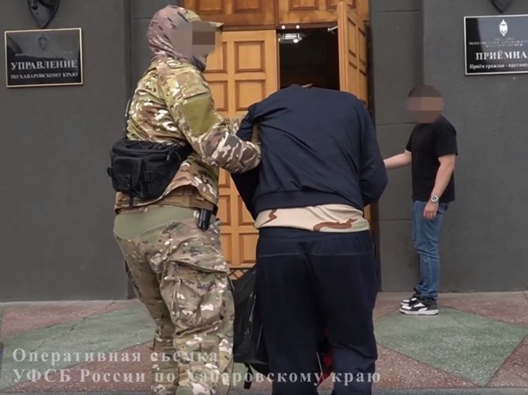 В Хабаровске задержали мужчину по подозрению в госизмене