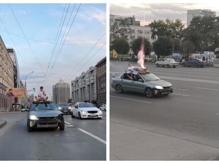 Блогер из Новосибирска извинился за салют с крыши машины после допроса в полиции