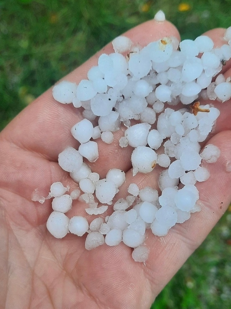 Град обрушился на Беломорск