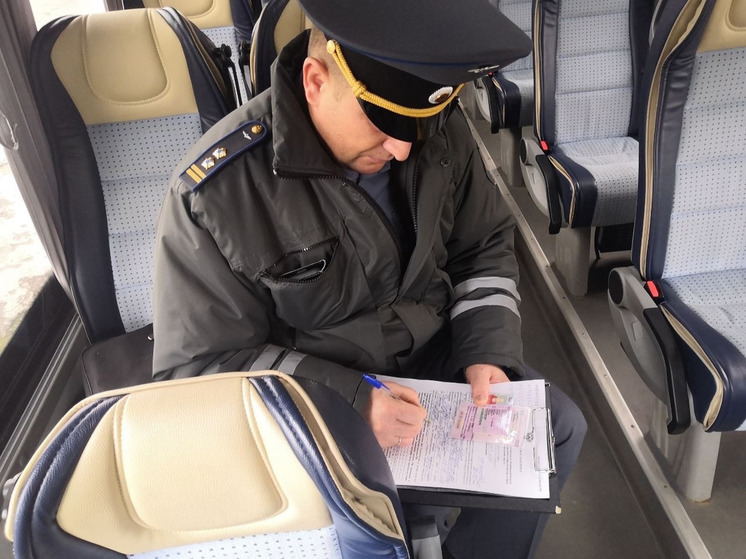 Госавтоинспекция выявила три нарушения при проверке автобусов