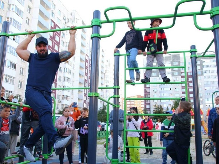 В Тюмени открылась новая спортивная площадка