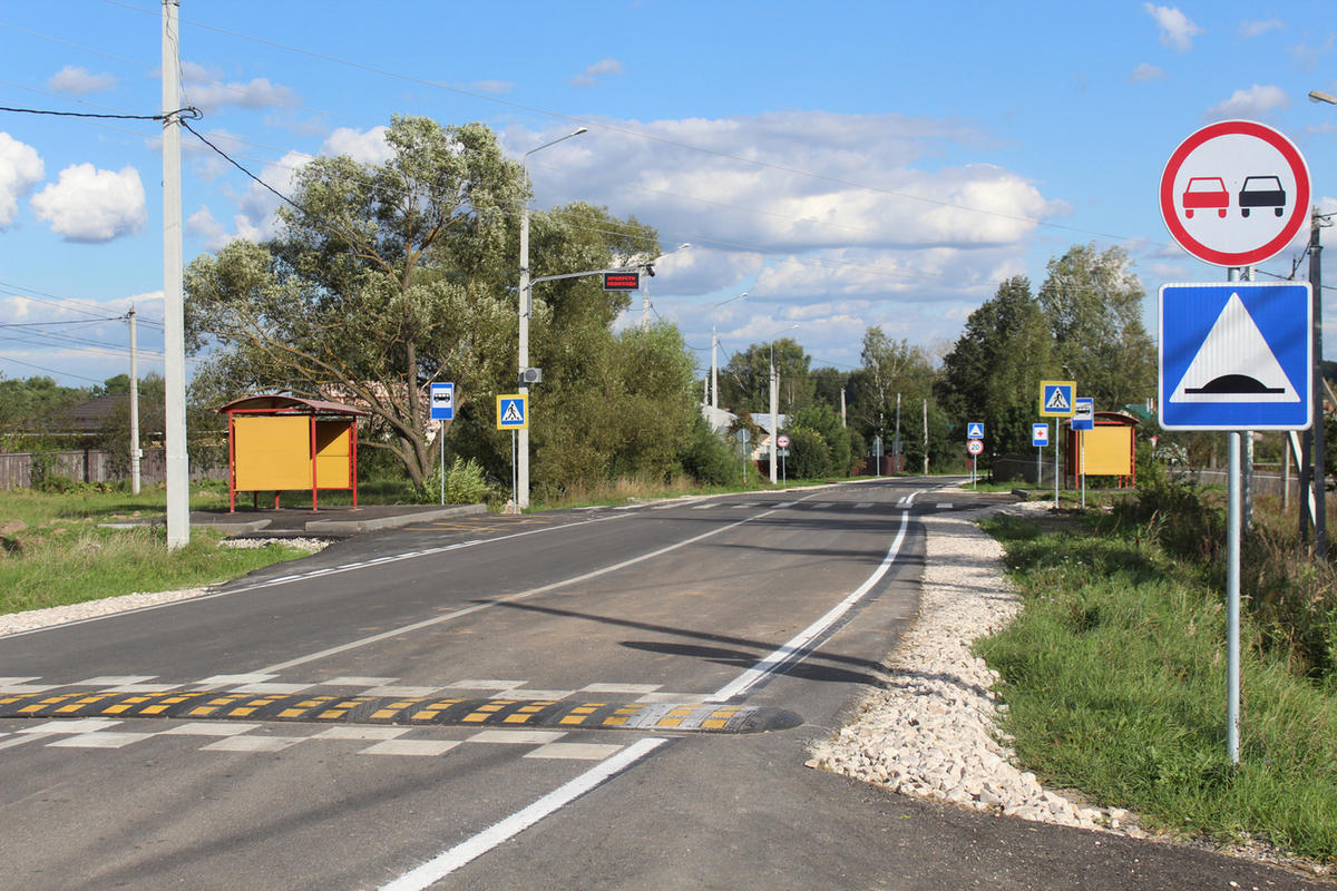 В Веневском районе закончился ремонт участка дороги «Мордвес-Даровая»