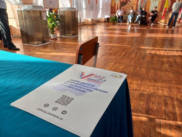 Явка на выборах депутатов Заксобрания Забайкалья превысила 15%