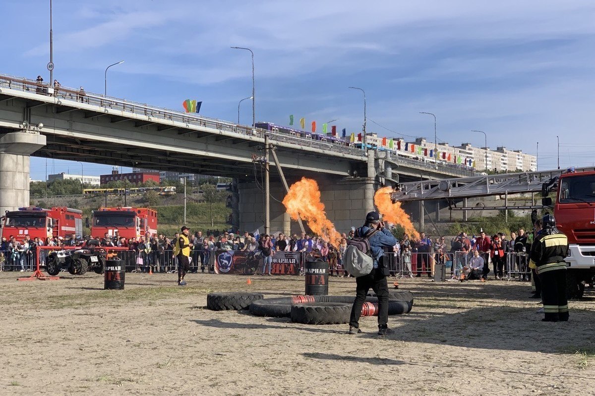 “On the Edge of Possibility”: a firefighting all-around event was held at the Gulf Stream festival