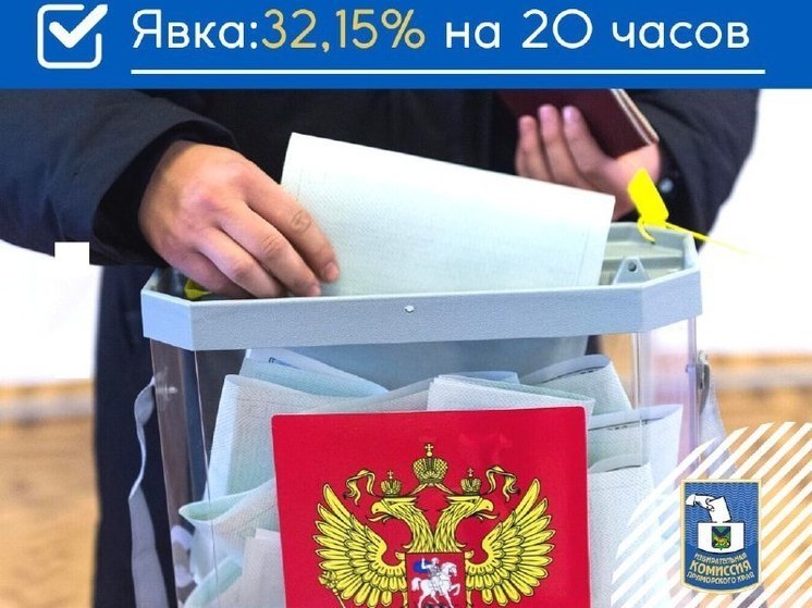 На выборах губернатора Приморского края проголосовали 32,15 процентов избирателей