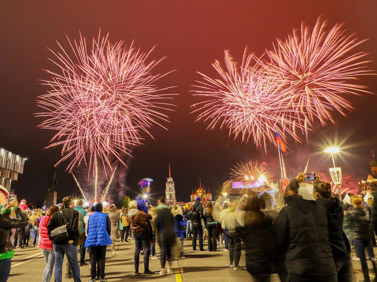 В Туле празднование Дня города завершилось ярким фейерверком