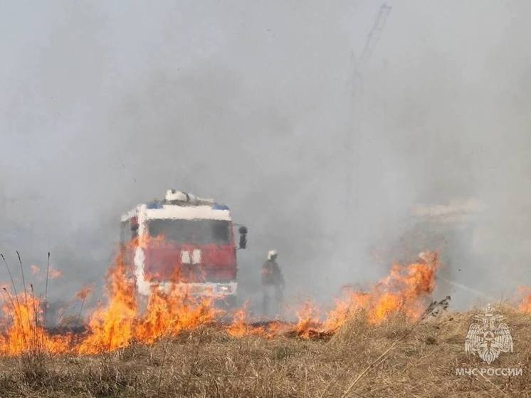 Масштабный ландшафтный пожар потушили в Невинномысске
