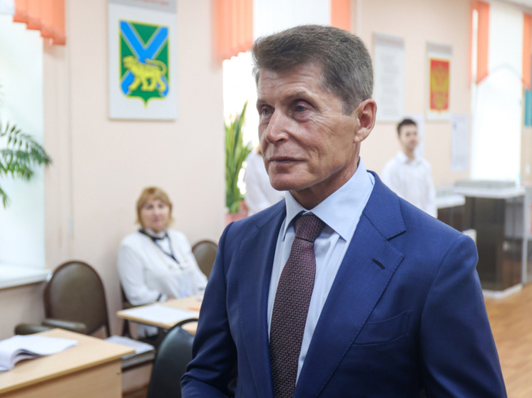 Глава Приморья Кожемяко лидирует на выборах, набрав 72,78% голосов