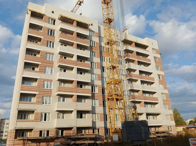 В Козьмодемьянске достраивается девятиэтажный жилой дом