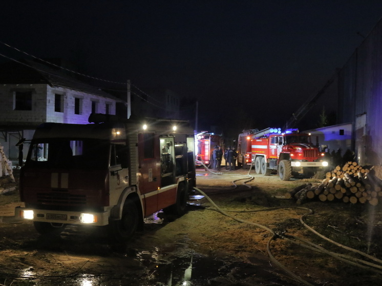 В Гагарине сгорел частный жилой дом