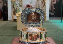 В Белгородскую область доставлен ковчег с частицей мощей святого князя Александра Невского