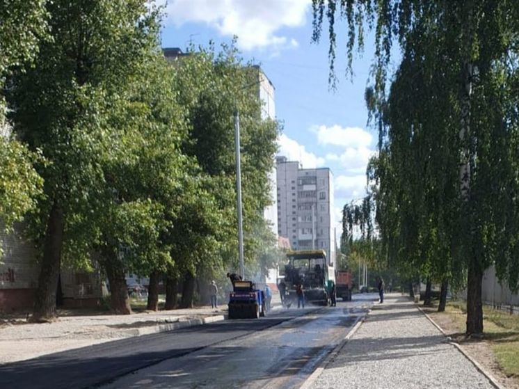 Улицу Воровского в Брянске ремонтируют по нацпроекту