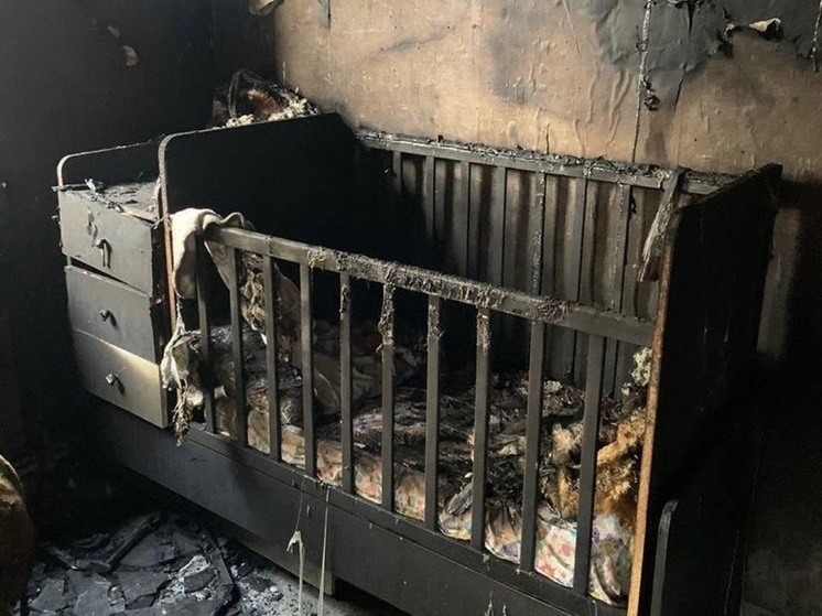 В Шахтах при пожаре сгорела годовалая девочка