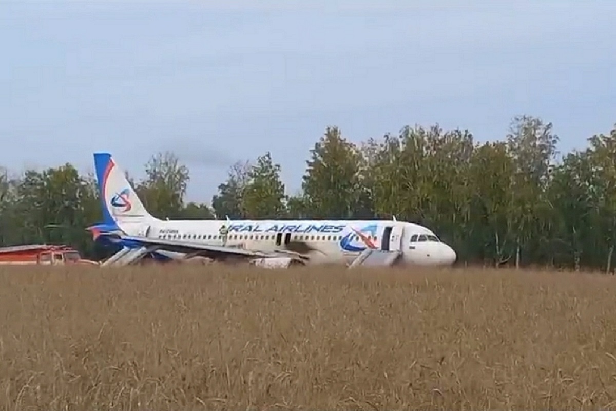 Пассажирка рассказала об аварийной посадке Airbus в поле под Новосибирском