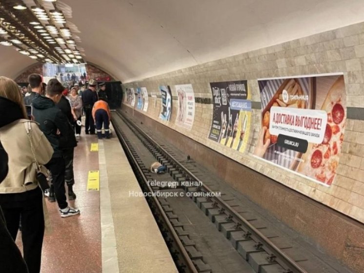 В Новосибирске девушка упала на пути на станции метро «Заельцовская»
