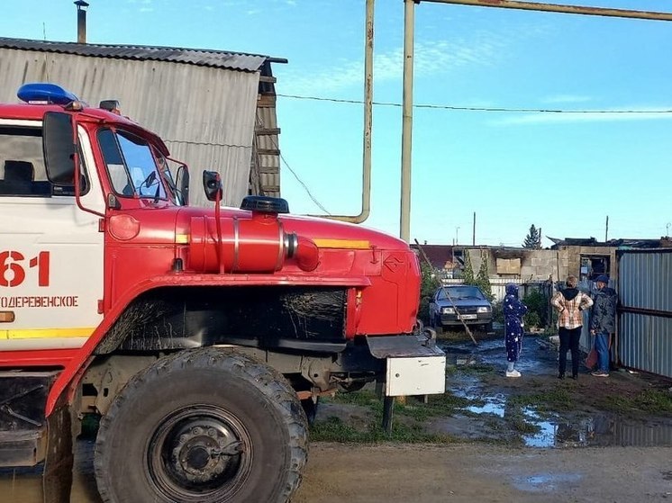 В Челябинской области у многодетной семьи сгорел дом