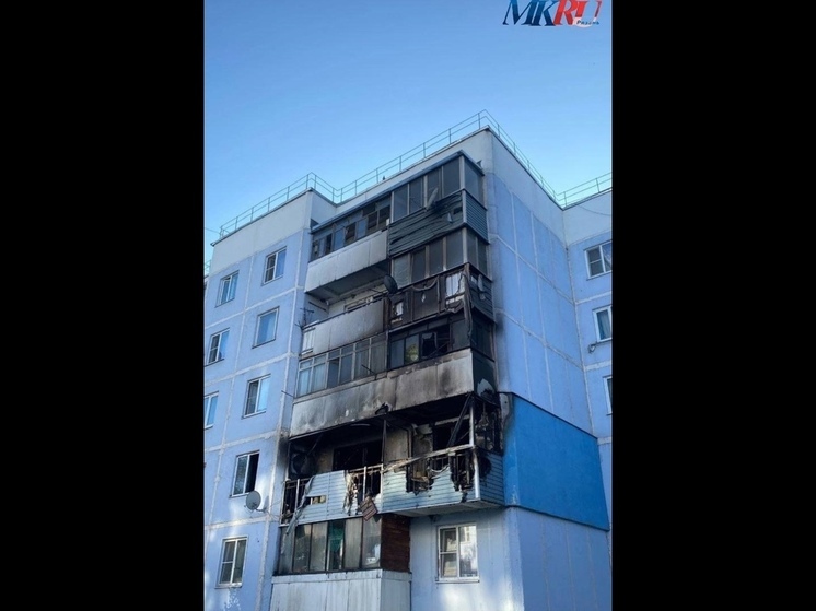 В Листвянке под Рязанью произошёл пожар в жилом доме