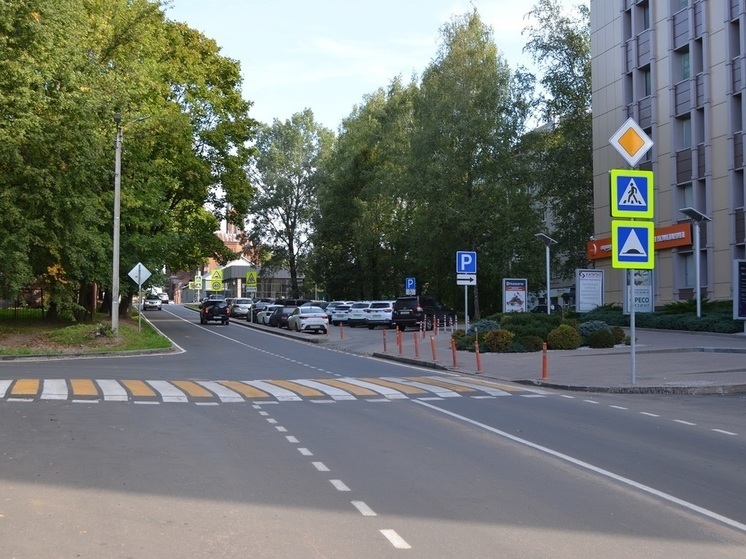 В Смоленске завершился ремонт улицы Памфилова