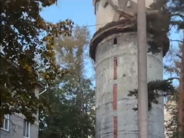 Водонапорная башня рухнула в Подмосковье