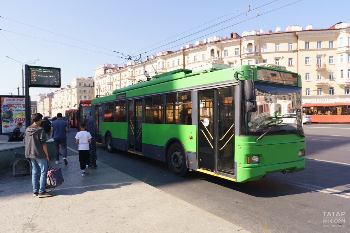 Казанский троллейбус №6 переходит на бескондукторную систему оплаты проезда