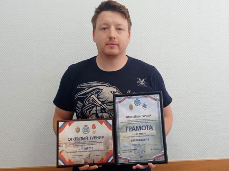 Член Псковского профсоюза завоевал призовое место в турнире по стрельбе