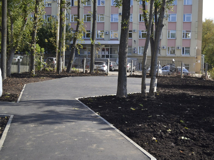 В Иванове завершился первый этап благоустройства карманного Суворовского сквера
