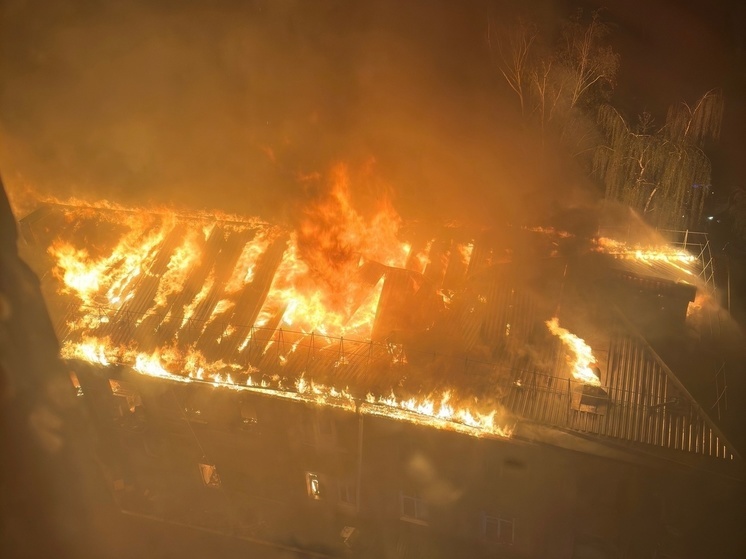 В ночь на 16 сентября на проезде Грибоедова в Рязани сгорел нежилой дом