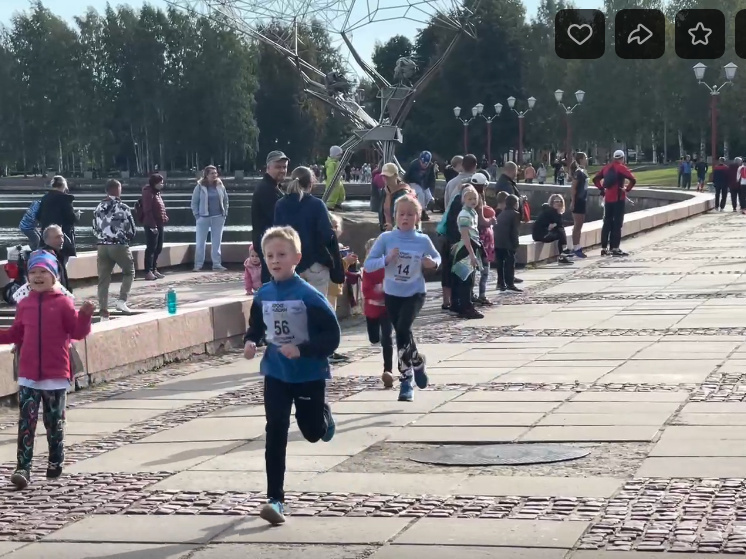 Юные участники Кросса нации финишировали в Петрозаводске