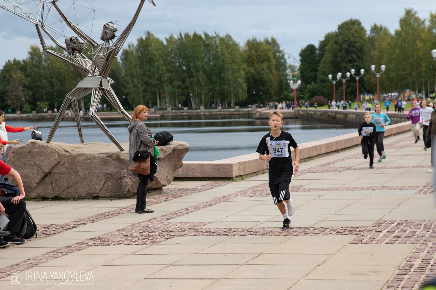 A child without a shoe ran the Cross of Nations in Petrozavodsk