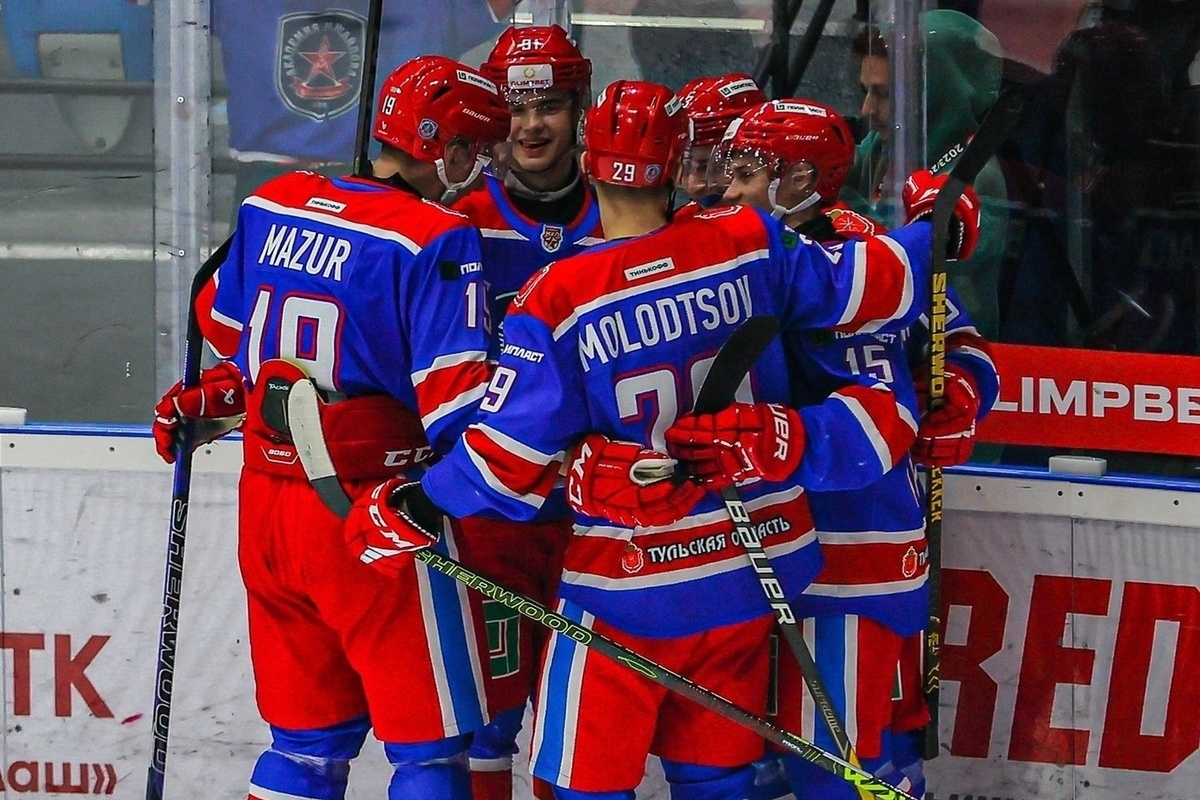 Тульский хоккейный клуб «Академия Михайлова» выиграл домашний матч