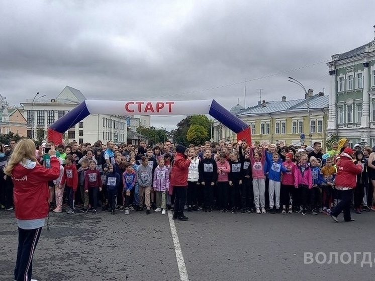 «Кросс нации» в Вологде пробежали около 2,5 тысяч человек