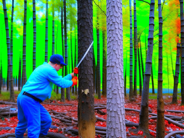 Жители Камчатки незаконно нарубили дров более чем на 5 миллионов