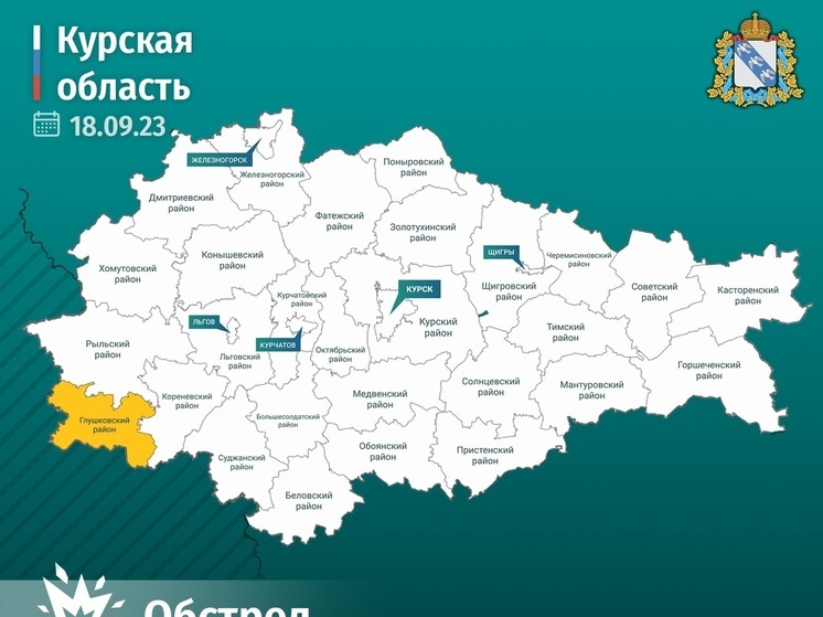 В результате обстрела поселка Тёткино несколько улиц остались без воды и газа