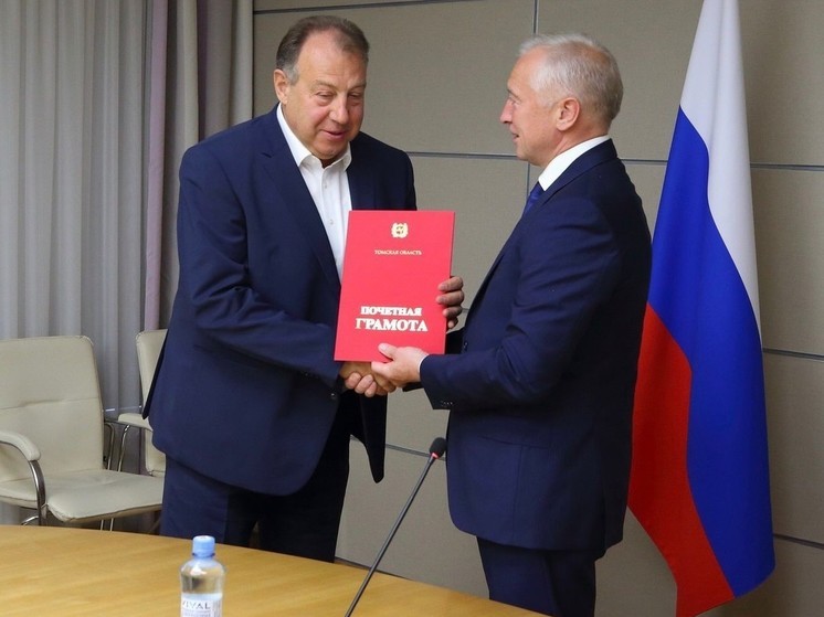 Заместитель томского губернатора Андрей Кнорр получил Почётную грамоту