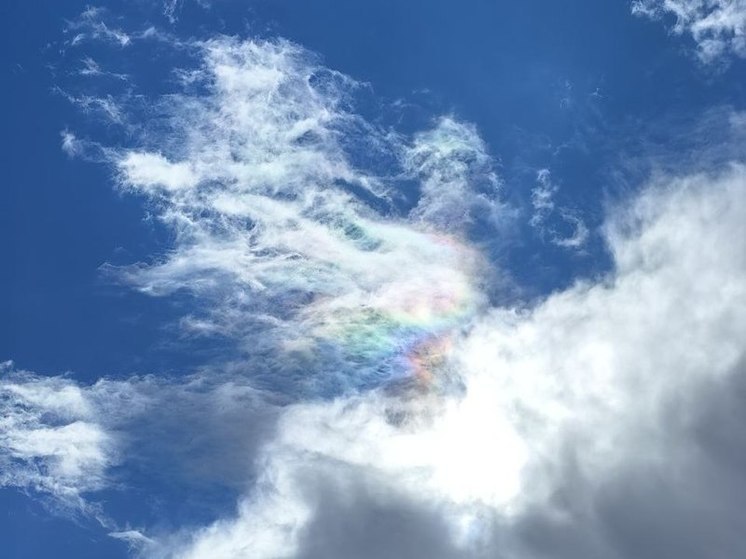 Редкую радугу увидели в небе над Читой