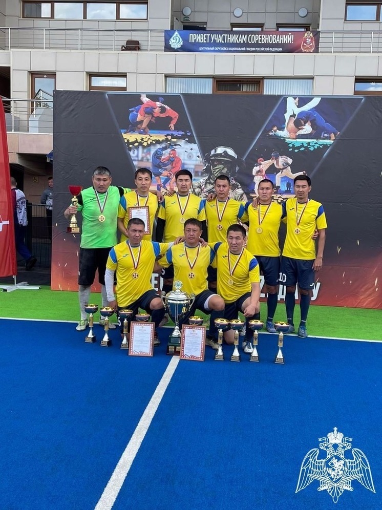 Росгвардейцы из Калмыкии победили в ведомственном турнире по мини-футболу