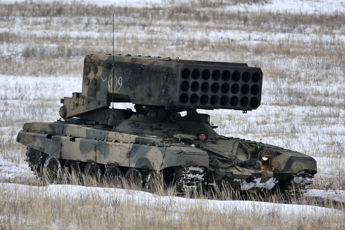 Солнце рек. ТОС-1а Солнцепек. Огнеметная система ТОС-1 