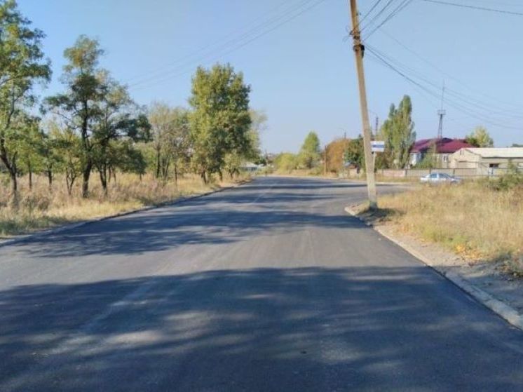 В Красном Луче башкирские специалисты отремонтировали дорогу в 2,1 км