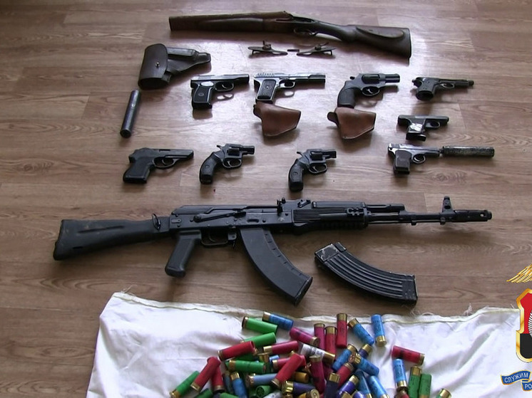 Целый арсенал оружия и боеприпасов изъяли у жителя Сарапульского района