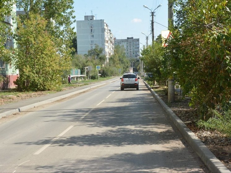 В Астрахани капитально отремонтировали улицу Курскую