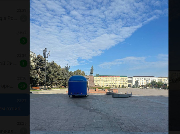 В столице Дагестана демонтировали торговый павильон