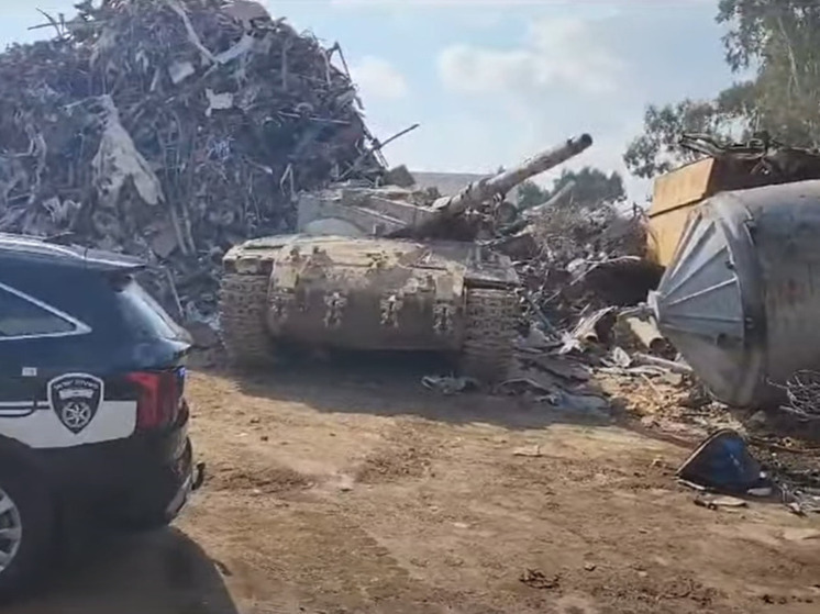 В Израиле украденный боевой танк нашли на свалке металлолома