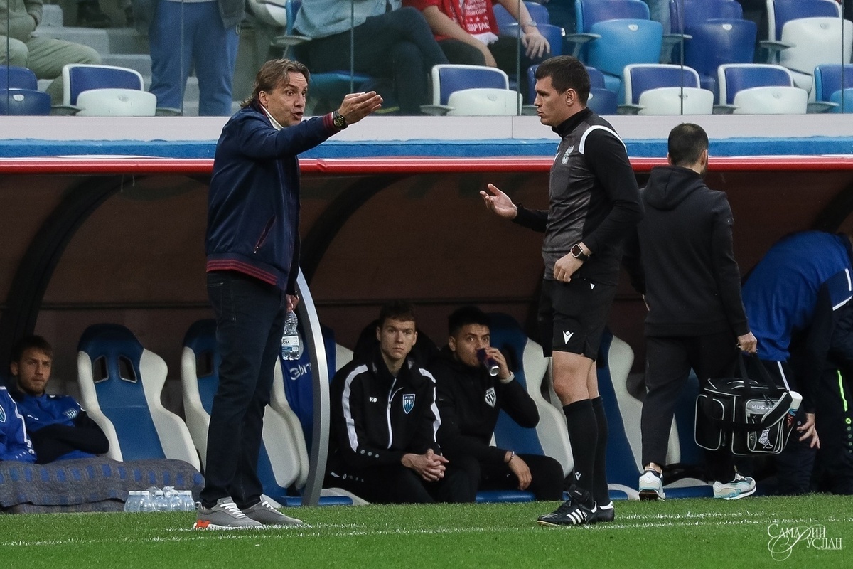 Sergei Yuran criticized the refereeing in the match with Spartak
