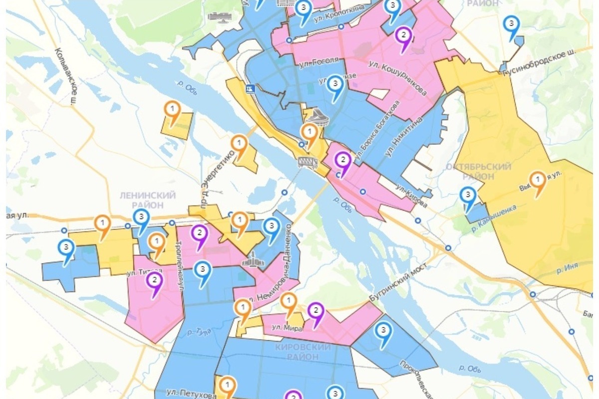 В Новосибирске СГК опубликовала онлайн карту подключения домов к отоплению