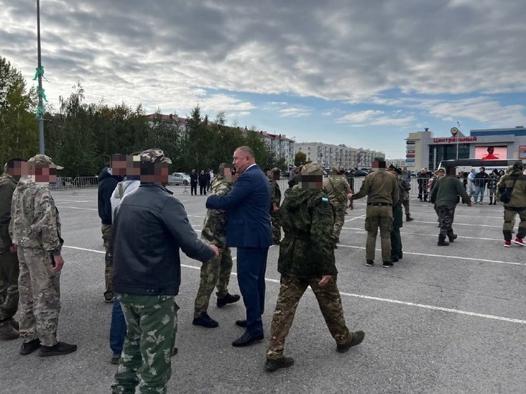 Из Уфы в зону СВО после отпуска отправилась группа мобилизованных