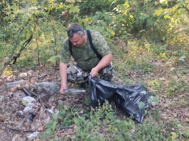 В Губкинском округе очистили от мусора урочище «Грачёво»