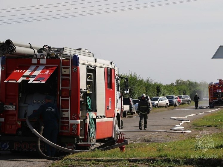 В Черногорске прошли учения МЧС