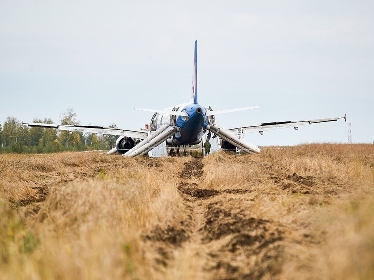 «Уральские авиалинии»: экстренно севший в поле Airbus сможет продолжить полеты