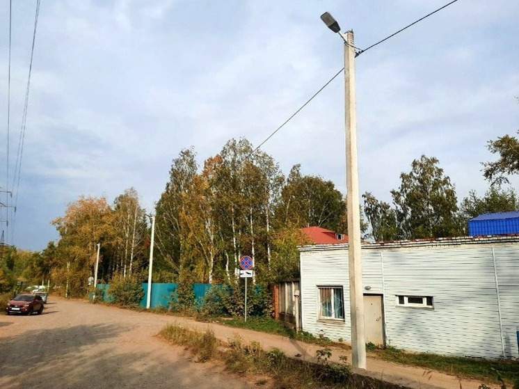 Наружное освещение появилось на проезде Деповском